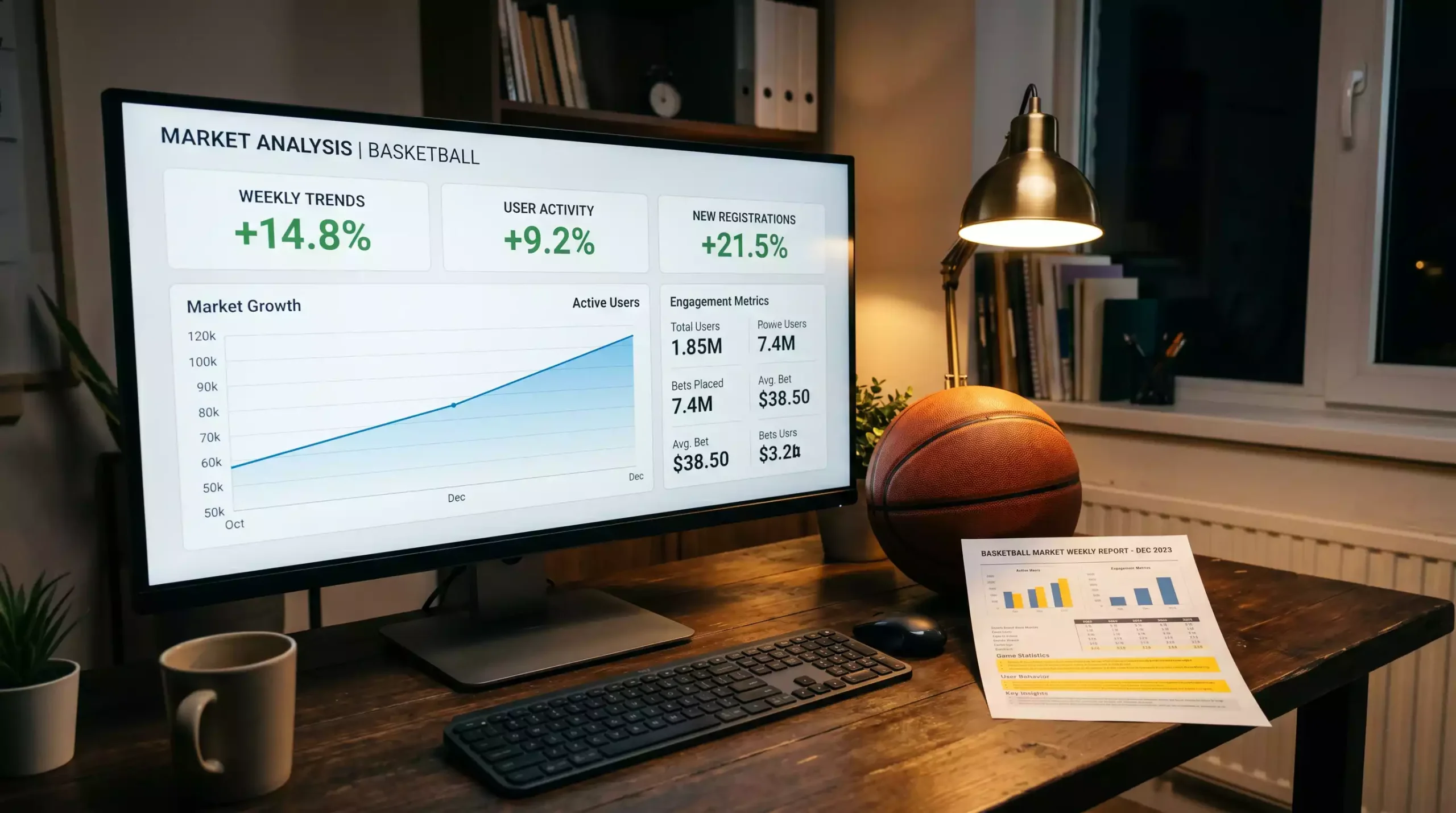 Basketball betting market growth and global wagering statistics