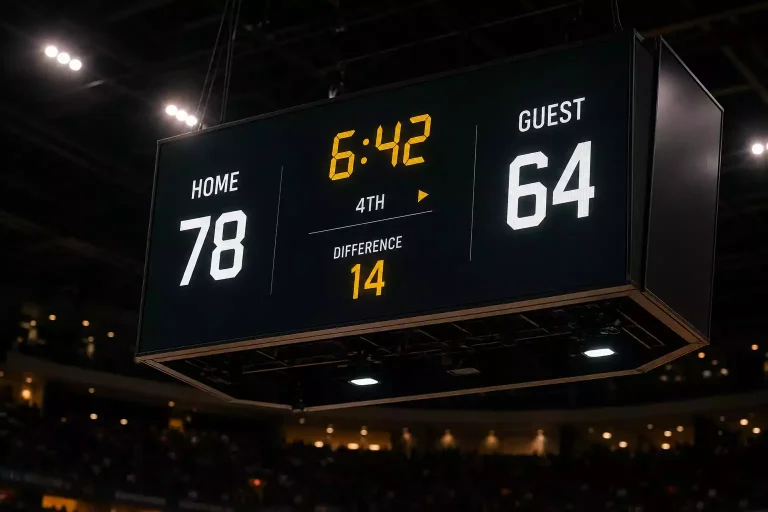 NBA point spread betting line showing favourite and underdog with odds